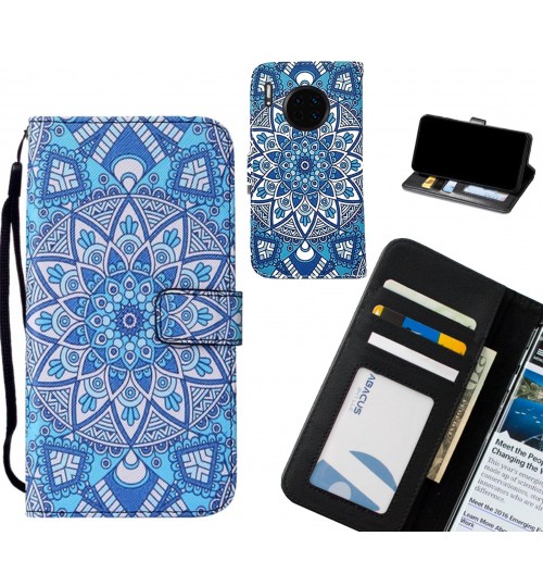 Huawei Mate 30 case leather wallet case printed ID