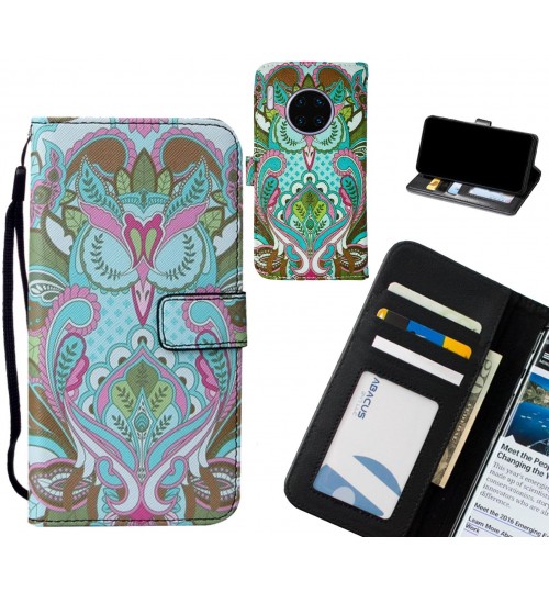 Huawei Mate 30 pro case leather wallet case printed ID