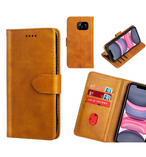 Galaxy S7 edge Case Premium Leather ID Wallet Case