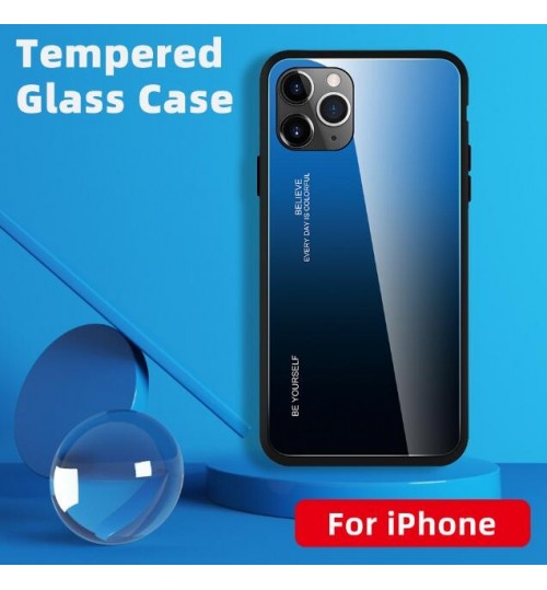 iPhone 11 Pro Max Changing Color tempered glass hard Case