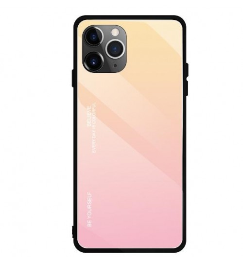 iPhone 11 Pro Max Changing Color tempered glass hard Case