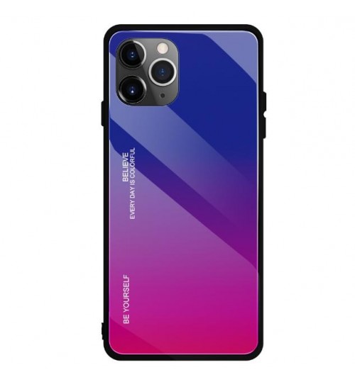 iPhone 11 Pro Max Changing Color tempered glass hard Case