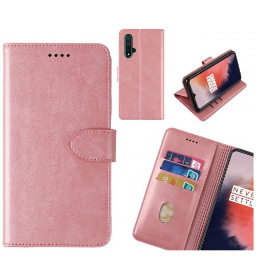 Huawei nova 5 Case Premium Leather ID Wallet Case