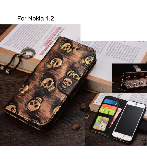 Nokia 4.2  case Leather Wallet Case Cover