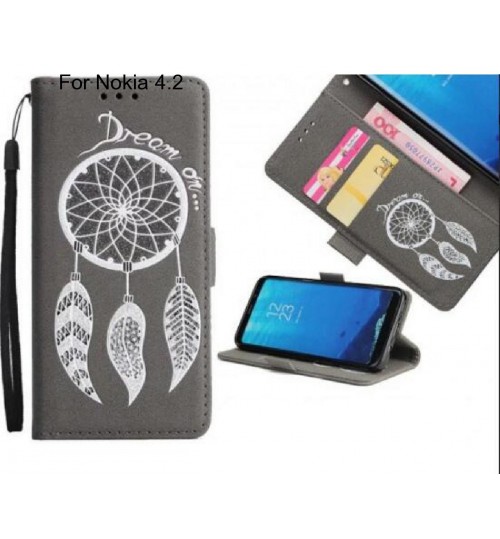 Nokia 4.2  case Dream Cather Leather Wallet cover case