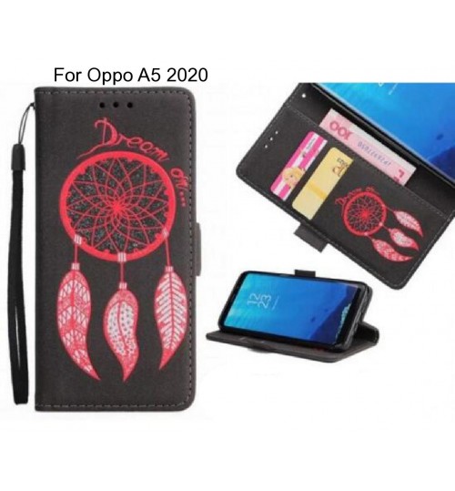 Oppo A5 2020  case Dream Cather Leather Wallet cover case