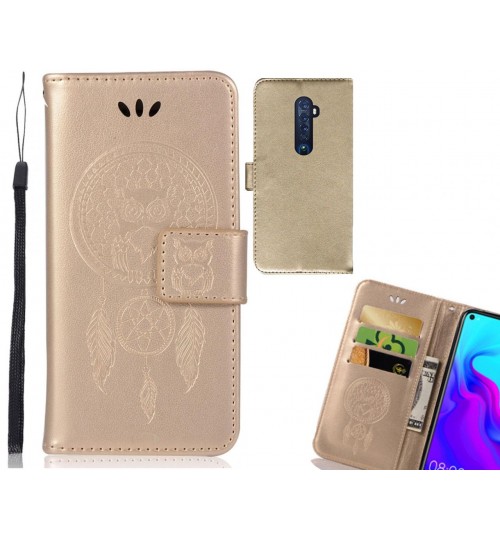 Oppo Reno 2 Case Embossed wallet case owl