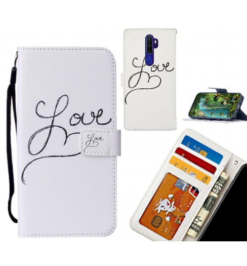 Oppo A9 2020 case leather wallet case printed ID