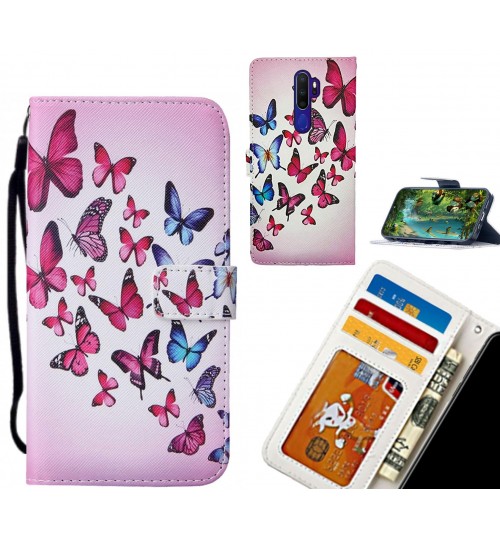 Oppo A9 2020 case leather wallet case printed ID