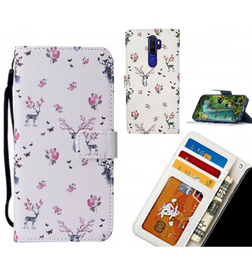 Oppo A9 2020 case leather wallet case printed ID