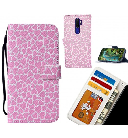 Oppo A9 2020 case leather wallet case printed ID