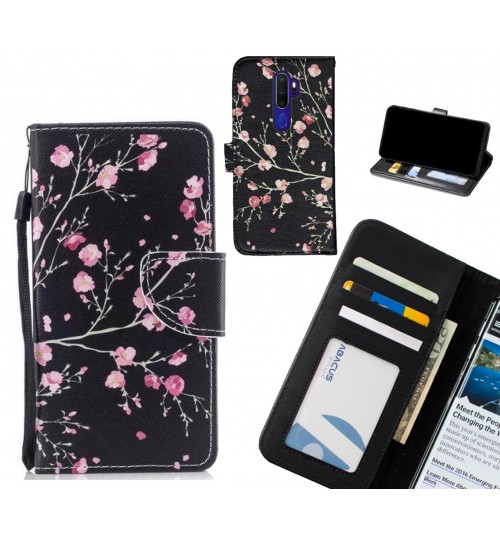 Oppo A9 2020 case leather wallet case printed ID