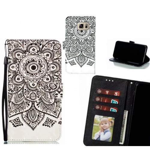 GALAXY NOTE 5 Case Leather Wallet Case 3D Pattern Printed