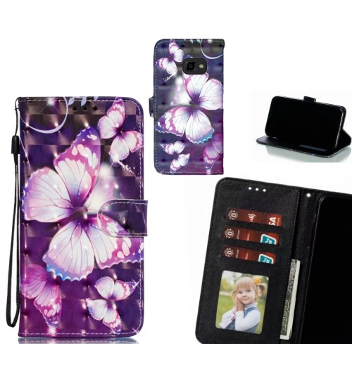 Galaxy Xcover 4 Case Leather Wallet Case 3D Pattern Printed