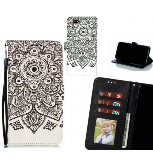 Oppo A77 Case Leather Wallet Case 3D Pattern Printed