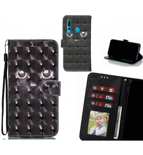 Huawei nova 4 Case Leather Wallet Case 3D Pattern Printed