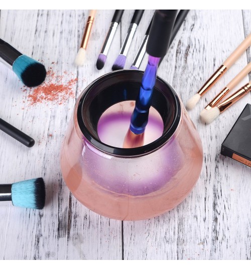 Makeup Brush Cleaner + Dryer Cleans And Dries All Makeup Brushes In Seconds