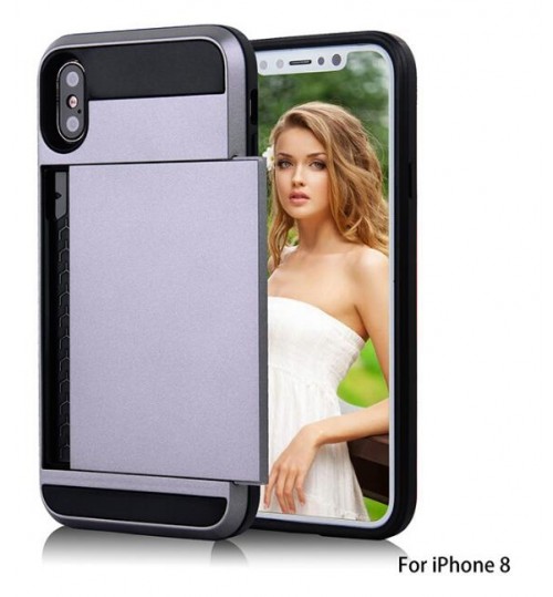Iphone X CASE  impact proof hybrid case card holder