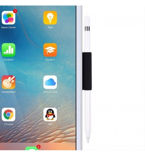 Apple pencil Holder Leather Pen Holder with Elastic Loop