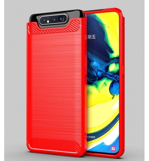 Samsung Galaxy A80 case rugged case with carbon fiber