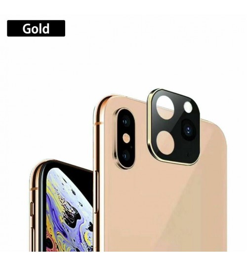 iPhone X XS Camera Cover Change to iPhone 11 Pro Metal Lens Sticker