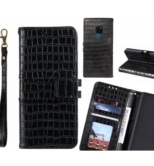 Huawei Mate 20 case croco wallet Leather case