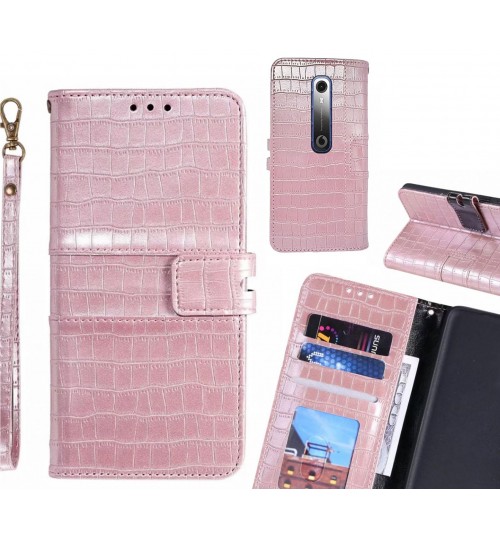 Vodafone N10 case croco wallet Leather case