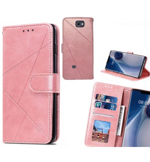 Galaxy Note 2 Case Fine Leather Wallet Case - Pink