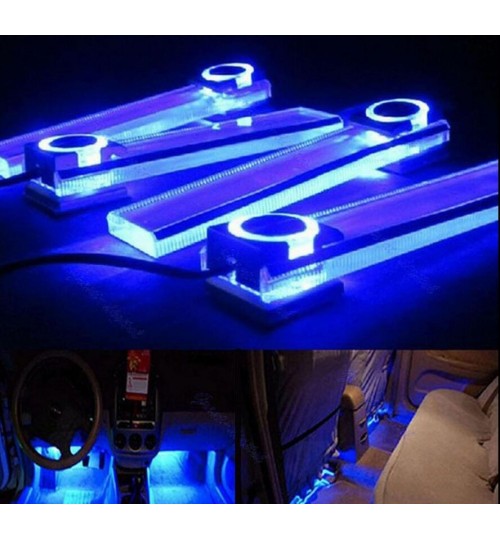 Car Interior LED Lights Blue Decorative Atmosphere Lights