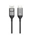 ULTRA DISPLAYPORT TO HDMI CABLE - MALE TO MALE - 2M - 4K@60HZ - SPACE GREY