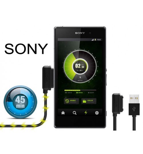 Sony Xperia Z1 Z2 Z3 Magnetic Charger Cable USB