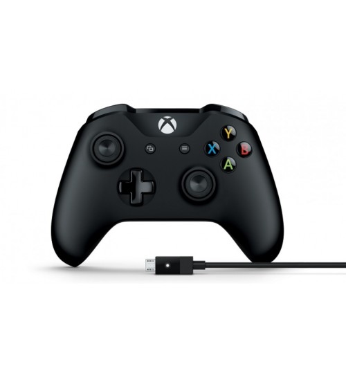 XBOX ONE CONTROLLER BLACK + CABLE FOR WINDOWS