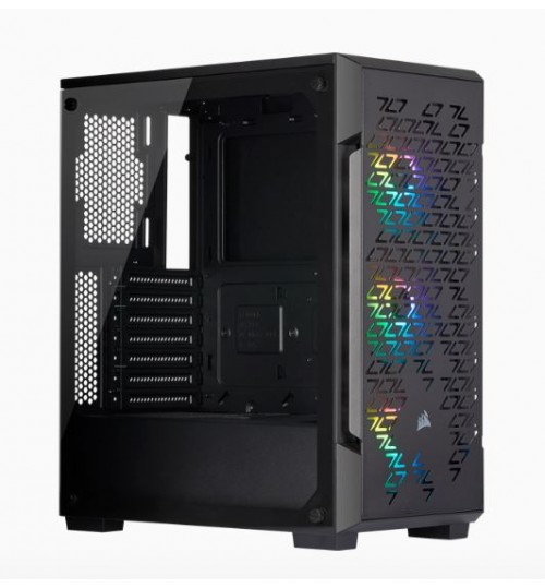 CORSAIR 220T RGB AIRFLOW TEMPERED GLASS MID-TOWER CASE - BLACK