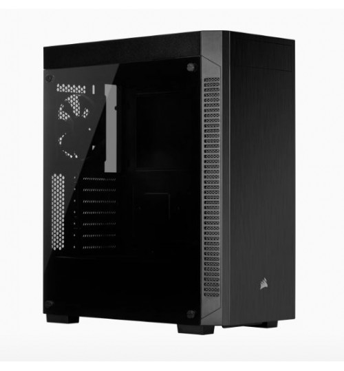 CORSAIR 110R TEMPERED GLASS MID-TOWER GAMING CASE - BLACK