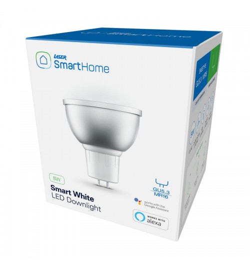 LASER SMART HOME WIFI 5W LED GU5.3 DOWNLIGHT  - WHITE