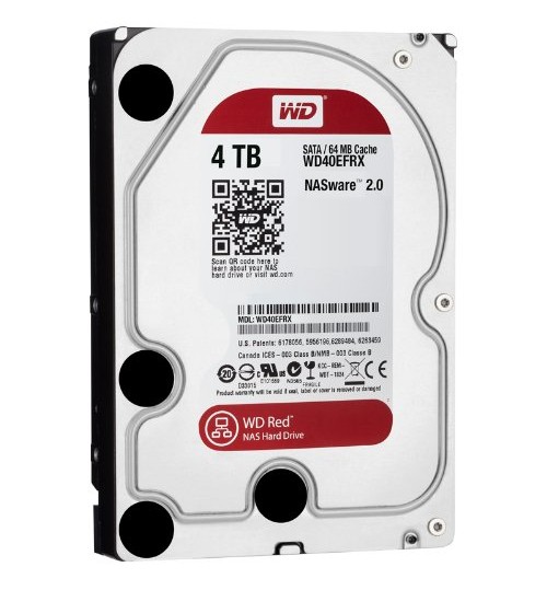 WD RED 4000GB (4TB) SATA3 64MB CACHE FOR NAS