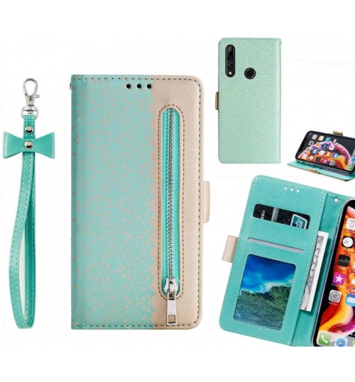 Huawei Y9 Prime 2019 Case Multifunctional Wallet Case - Green