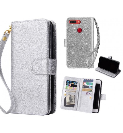 Oppo R15 Pro Case Glaring Multifunction Wallet Leather Case