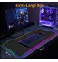 Mouse Pad RGB Gaming Gamer Led Computer Mat Backlight