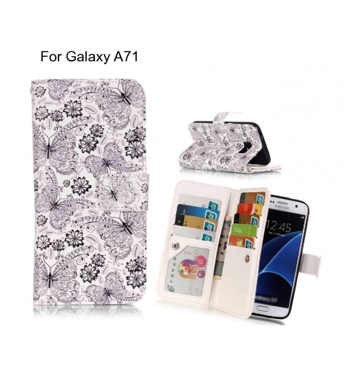 Galaxy A71 case Multifunction wallet leather case