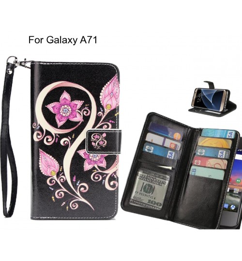 Galaxy A71 case Multifunction wallet leather case