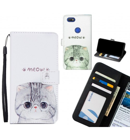 Alcatel 1v case 3 card leather wallet case printed ID