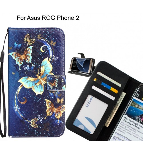 Asus ROG Phone 2 case 3 card leather wallet case printed ID