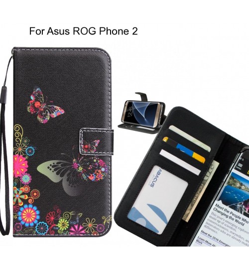 Asus ROG Phone 2 case 3 card leather wallet case printed ID