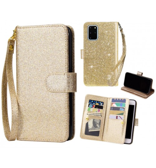 Galaxy S20 Plus Case Glaring Multifunction Wallet Leather Case