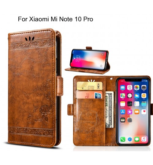 Xiaomi Mi Note 10 Pro Case retro leather wallet case