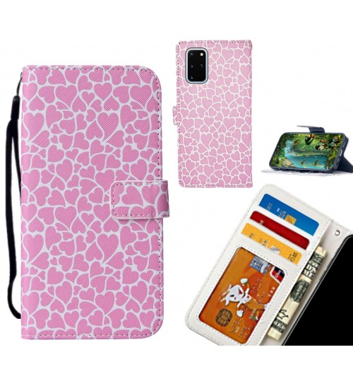 Galaxy S20 Plus case leather wallet case printed ID