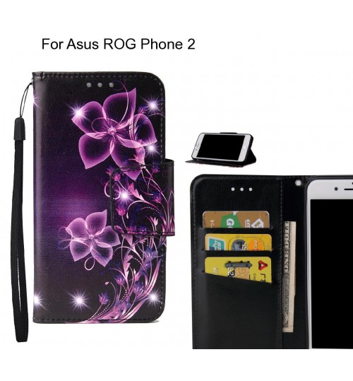 Asus ROG Phone 2 Case wallet fine leather case printed