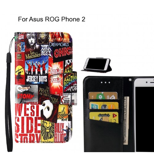 Asus ROG Phone 2 Case wallet fine leather case printed