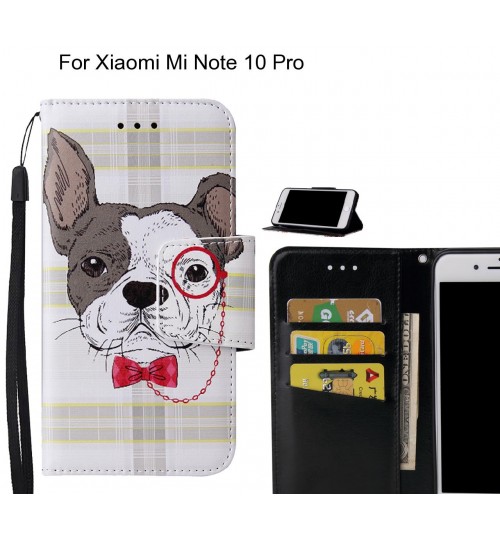 Xiaomi Mi Note 10 Pro Case wallet fine leather case printed